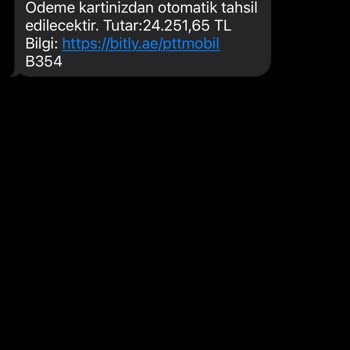 PTT Kargo PTT Linkli Kargo Mesajı