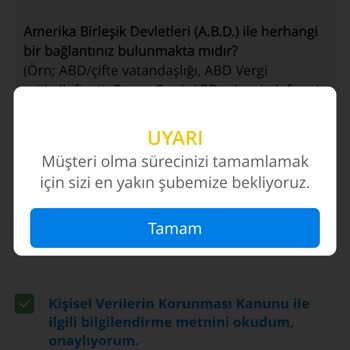 Denizbank Mobil Uygulama Şubeye Yönlendiriyor