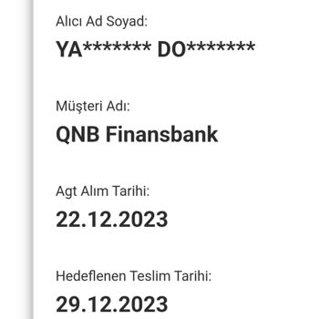 AGT Kurye (aynigunteslim.com) Kurye Hizmetinde Yaşanan Teslimat Gecikmesi Şikayeti