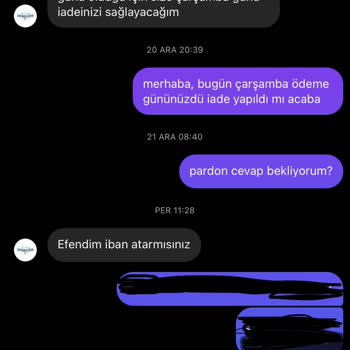 Sneakersmodan (steep.life) İade Yapılacak Denildi Ancak 2 Haftadır İade Yapılmıyor.