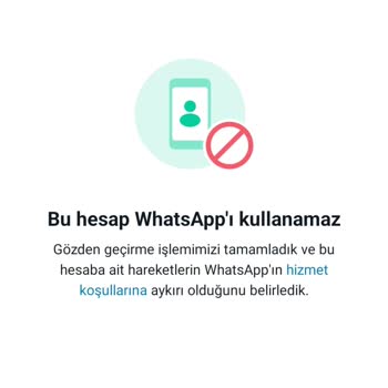WhatsApp İhlal Gerekçesiyle Kapatıldı