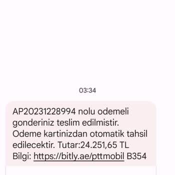 PTT Kargo Sahte Kargo Şikayeti Teslimi Olamayan Hayali Gönderi