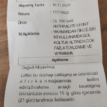Colin's Jeans Müşteri Mağduriyeti