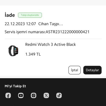 Xiaomi İade Süreci Karmaşası Ve Bilgi Eksikliği