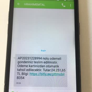 Hrahımemtal (SMS) Mobil Mesajı Şaşkınlığı