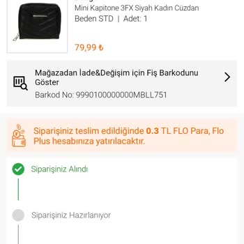 FLO Ayakkabı FLO 10 Gündür Kargoya Vermediği Ürün