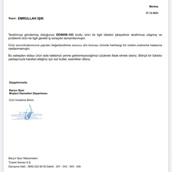 Barçın Spor 2 Ayda Yırtılan Air Force Ayakkabı Sorunu