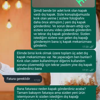 Kutupayısı Stanley Termos Sızıntı Sorunu Ve Yanlış Parça Gönderimi