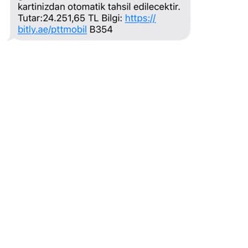 PTT Kargo PTT Sahte Mesaj