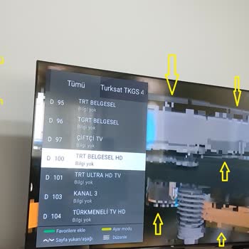 TCL 58P633 635 Kanal Geçişlerinde Görüntü Kare Donma Bozulma Bilkom
