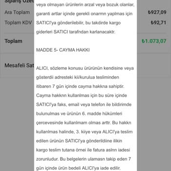 Bade Butik Ürünüm Yine Gelmedi!