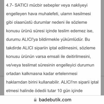 Bade Butik Ürünüm Yine Gelmedi!