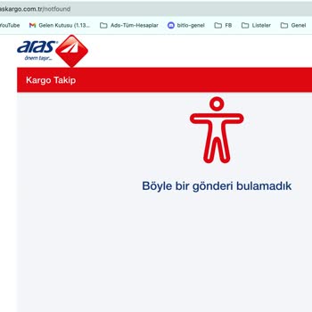 Aras Kargo Asılsız Gönderi Şikayeti