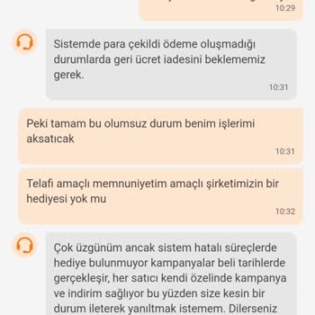 Trendyol Hataları, Paranıza El Koyuyoruz 10gün Bekleyin Efendim