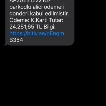 Hrahımemtal (SMS) Cep Telefonuma Gelen Mesaj