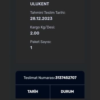 Aras Kargo Kargom Nerede Belli Değil