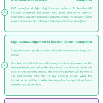 Pi Network Pi Coin KYC Sonrası Kazım Sorunu