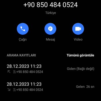 0850 484 05 24 Şikayet Ediyorum Arz Ederim