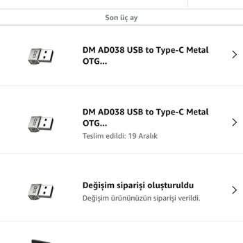 Amazondan Dönüştürücü Aldım Biri Bozuk Çıktı 2 Haftadır Bekliyorum.