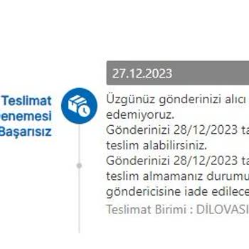 Çiçek Sepeti Kargo Sorunu