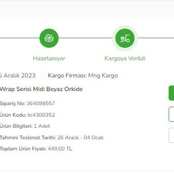 Çiçek Sepeti Kargo Sorunu