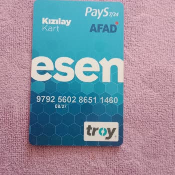 AFAD Çözüm Bulunması İstiyorum Esen Kart
