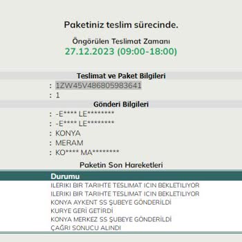 UPS Türkiye Kargomu Sebepsizce Bekletiyor