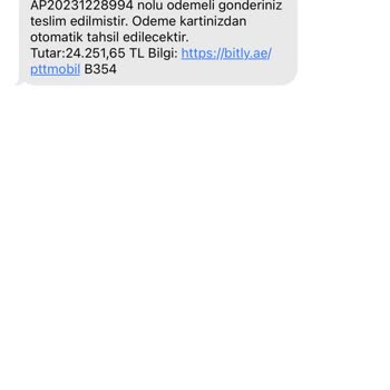 PTT Kargo Bilgim Dışı Alışveriş Şikayeti