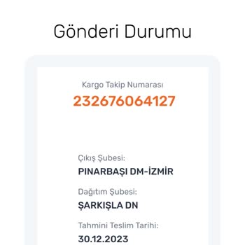 Sendeo Kargo Hizmetinden Memnun Değilim