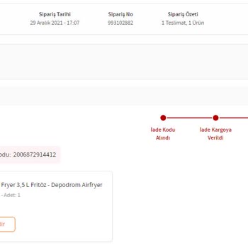 Trendyol İncelemeye Gönderdiğim Ürünü Kaybetti