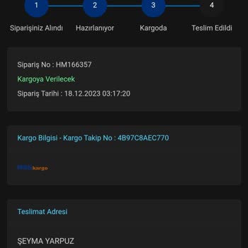 Hepsi Moda Kargo Elime Ulaşmadı. Telefonları Kimse Açmıyor.