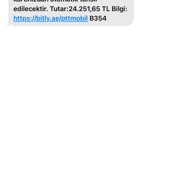 PTT Kargo Ani Kargo Mesajı Şaşkınlığı!