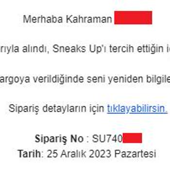 Sneaks Up Ürünü Hazırlamıyor Ve Müşteri Hizmetlerine Ulaşılamıyor