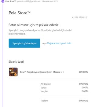 Retro Dünyam Pela Store Çocuk Çizim Masası
