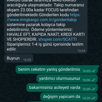 Shopier Scatti Buttik İade Veya Değişim Yapmama Mağduriyeti