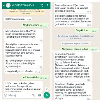 WhatsApp Yabancı Ülkeden Gelen Mesaj Hakkında Uyarı