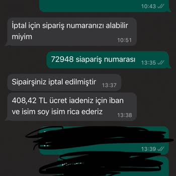 Nare Giyim Para İadesi Yapmıyor