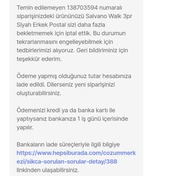 Hepsiburada'da FLO Satıcısında Asılsız Sebeple Sipariş İptali