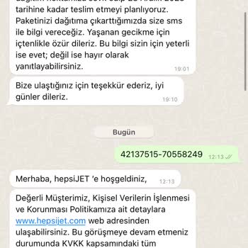 Hepsijet Kargo Tutarsızlığı Ve Mağduriyeti