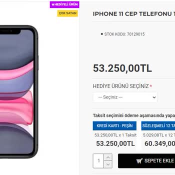Evshop 53BİN₺ İphone 11