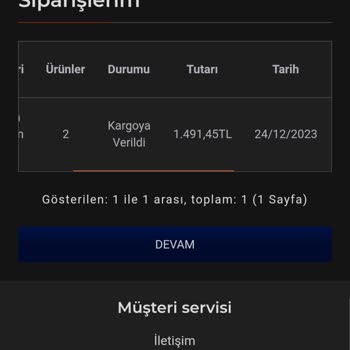 Powertech Sport & Nutrition Kargo Kodu Gelmedi