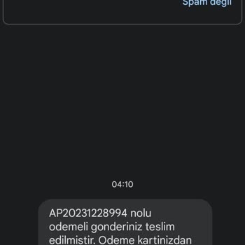 PTT Kargo Teslim Edilen Gönderi Ve Ödeme Sorunu