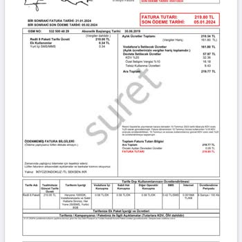 Vodafone %400 Zam Yapıyor