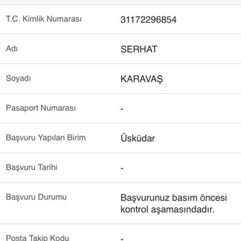 Nüfus ve Vatandaşlık İşleri Borda Pasaport İşlemleri Kontrol Aşamasında