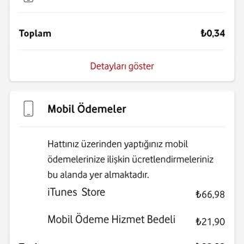 Vodafone İTunes Abonelik İptali
