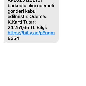 PTT Kargo Hrahımemtal Sahte Kargo