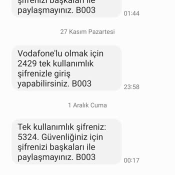 Vodafone Çevrimiçi Başvuru Sürecinde Yaşanan Mağduriyet