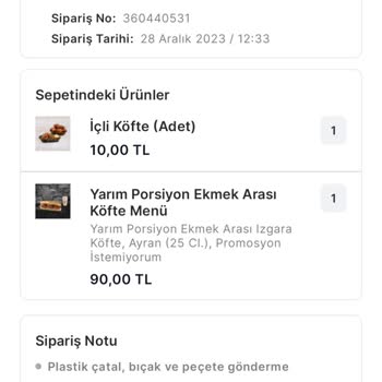Migros Sipariş Gecikmesi Ve Soğuk Ürün Teslimi Şikayeti
