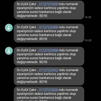 Watsons Mağazasından Sipariş İadesinde Yaşanan Sorunlar