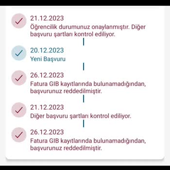 Gelir İdaresi Başkanlığı Fatura Gıb Kayıtlarında Bulunamadığından Reddedilmiştir.